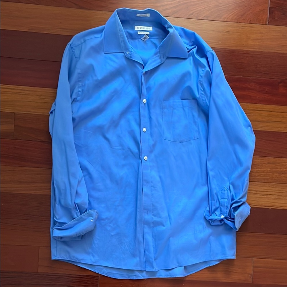 Men's Blue Dress Shirt